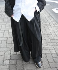 WILDFRÄULEIN "Dohgi 3tuck wide pants" Albatross.