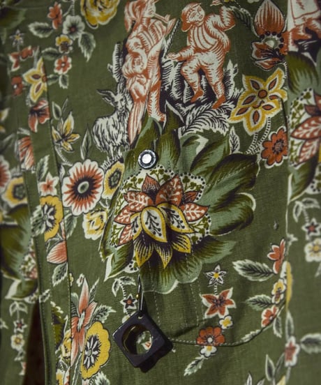 WILDFRÄULEIN "Antique fabric shirt coat"