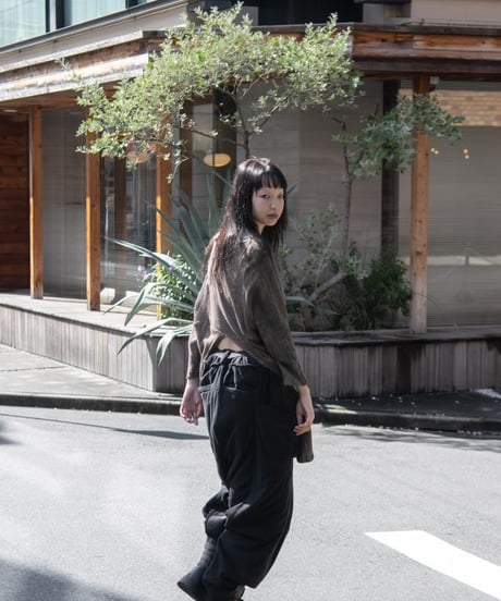 WILDFRÄULEIN "Fleece sarouel wide pants"