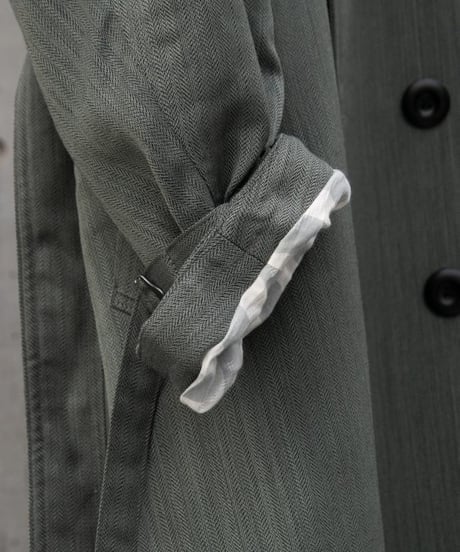 WILDFRÄULEIN "Trench coat" Offgreen silk.