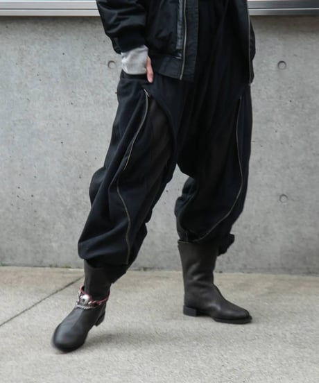 WILDFRÄULEIN "Fleece sarouel wide pants"