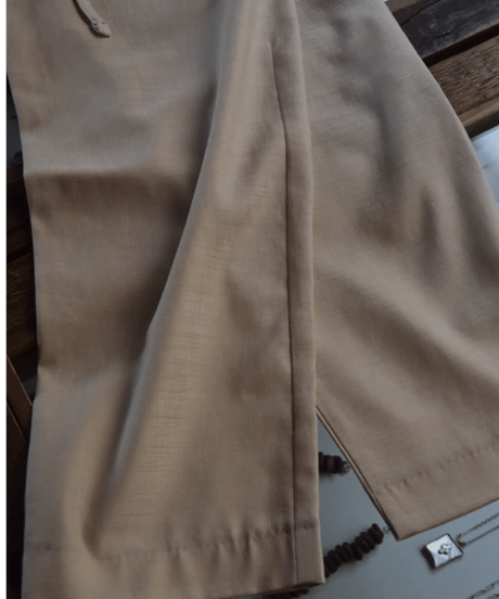 WILDFRÄULEIN "Slab linen easy slacks"