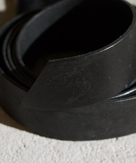 ferric "W ring leather belt" hand stitched ☓.