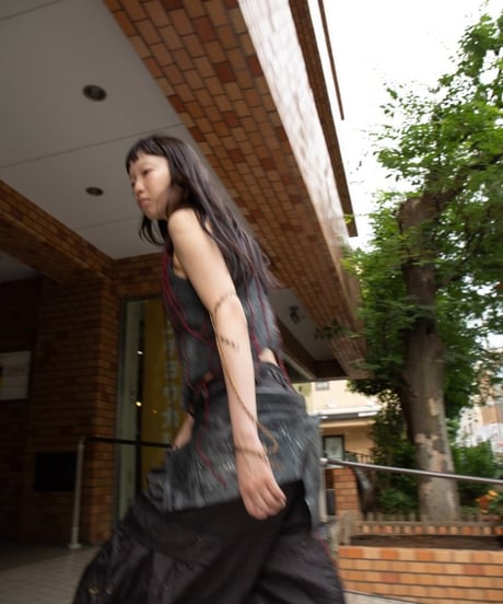 Hankes "Asteroidea vampire' bloodline top" Cashmere knit.