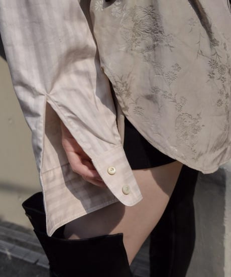 WILDFRÄULEIN "Pin tuck dress shirt" Autumn blossom.