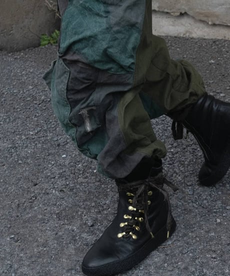 WILDFRÄULEIN "Camouflage tech cargo wide pants"