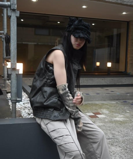 JFR "Side tucked cocoon pants"