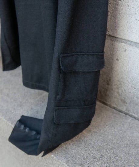 JFR "Tite volume cutsew" Black silk.