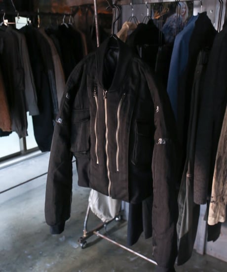 WILDFRÄULEIN "Goat bomber jacket type-c" Hard Nylon.