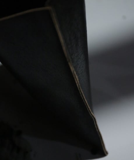 JFR "Square curve leather clutch bag"