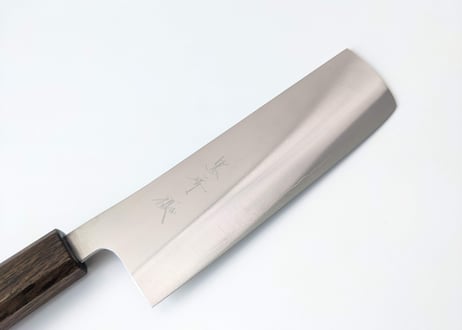 Z0314 | VG-XEOS | 新月光 - GEKKO-  | 菜切 | 磨き仕上げ | 樫拭き漆八角柄