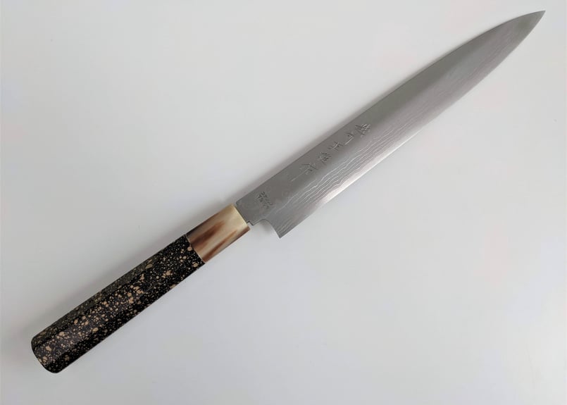 フクギの柄の包丁 CATEGORY 三徳＆文化 Santoku＆Bunka | タケフナイフビレッジ
