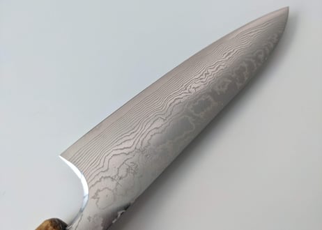 QB0900 | VG10ニッケル積層 | ペティ120 | 磨き | 樫拭き漆柄