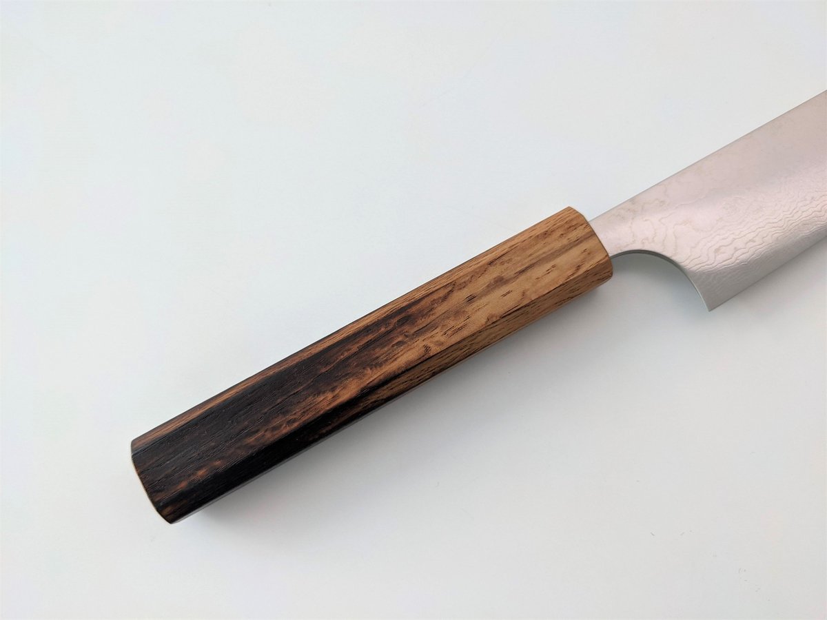 B0910 | VG10ニッケル積層 | 筋引270 | 磨き | 樫拭き漆柄