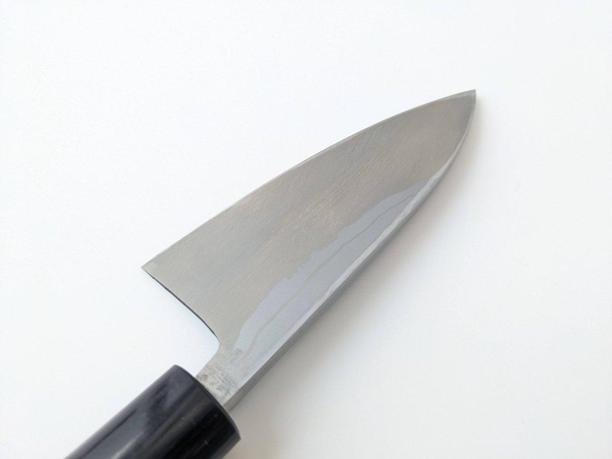 C0505 | 白紙積層 | 出刃4.5寸 | 紫檀しのぎ柄 | タケフナイフビレッジ