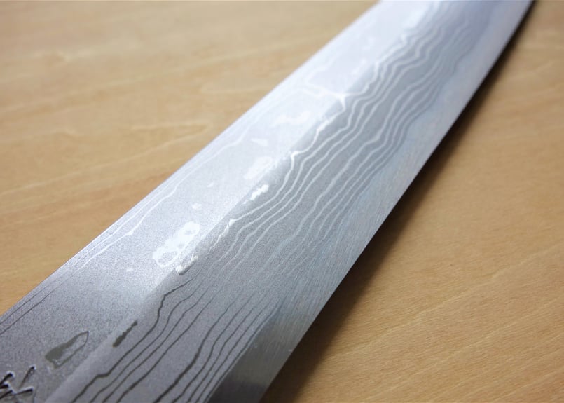 C0915 | 柳刃300 | 白紙積層 | ウレタン塗装柄 | タケフナイフ