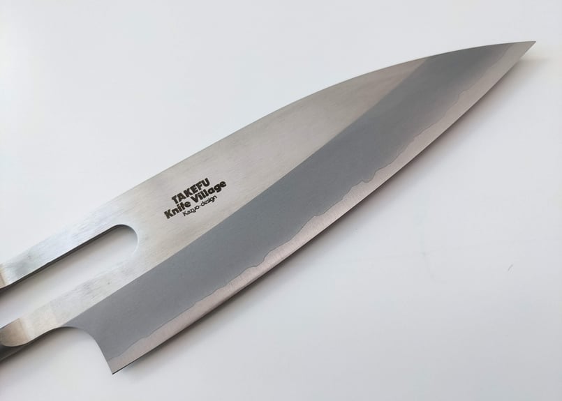クレウス　三徳 包丁　V金10号　タケフナイフヴィレッジ　研ぎ済み　美品 クレウス 三徳 包丁 V金10号 タケフナイフヴィレッジ 研ぎ済み