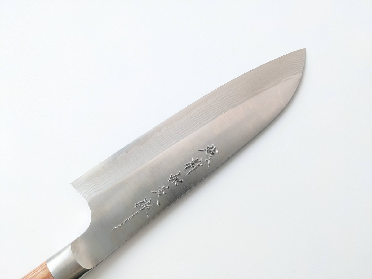 クレウス　三徳 包丁　V金10号　タケフナイフヴィレッジ　研ぎ済み　美品 クレウス 三徳 包丁 V金10号 タケフナイフヴィレッジ 研ぎ済み 美品