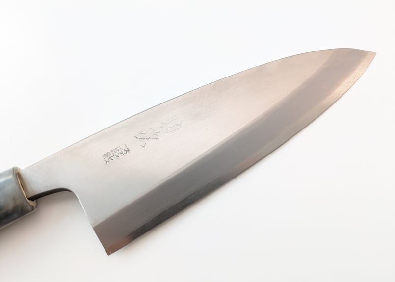 C0903 | ステンレス出刃 | 6寸 | ブビンガ柄・朴木柄 | タケフナイフ