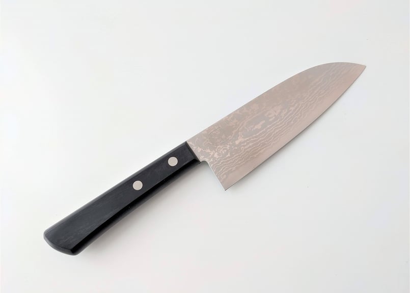 A0151 | VG10積層 | 小三徳 | 合板柄 (黒/茶) | タケフナイフ A0151 | VG10積層 | 小三徳 | 合板柄 (黒/茶) | タケフナイフ