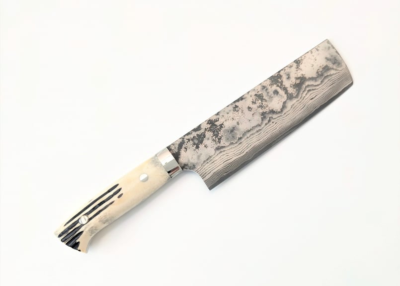 H0229|VG10積層|菜切|鹿角ハンドル | タケフナイフビレッジ H0229|VG10積層|菜切|鹿角ハンドル | タケフナイフビレッジ