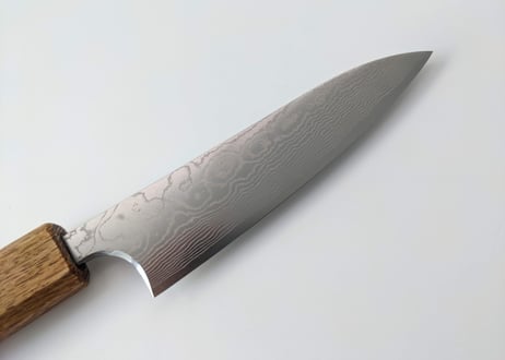 QB0900 | VG10ニッケル積層 | ペティ120 | 磨き | 樫拭き漆柄