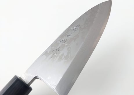 C0510 | 白紙積層 | 出刃5寸 | 紫檀しのぎ柄
