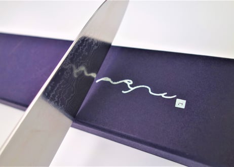 QB0900 | VG10ニッケル積層 | ペティ120 | 磨き | 樫拭き漆柄