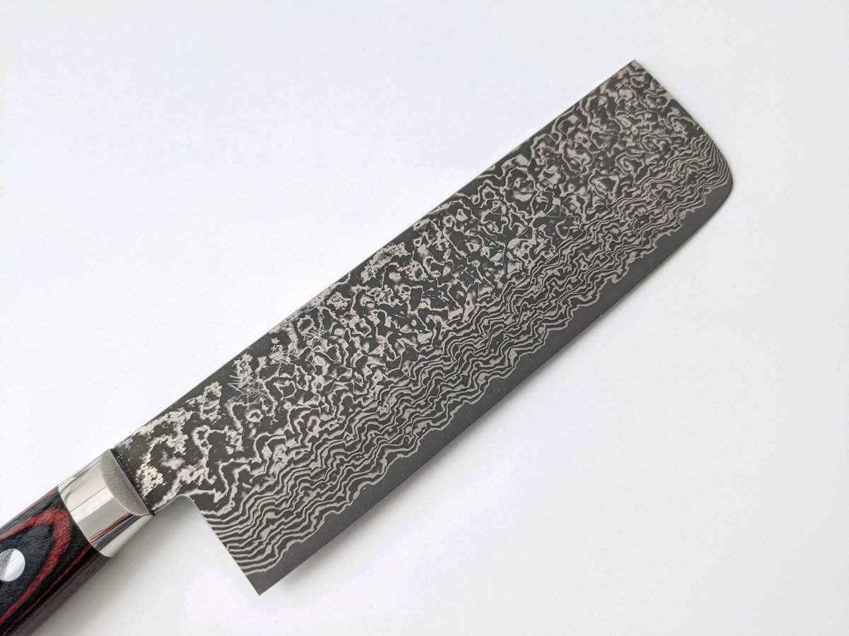 D0400 | VG10ダマスカス | 鍔付菜切165 | タケフナイフビレッジ公式