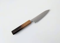 QB0900 | VG10ニッケル積層 | ペティ120 | 磨き | 樫拭き漆柄