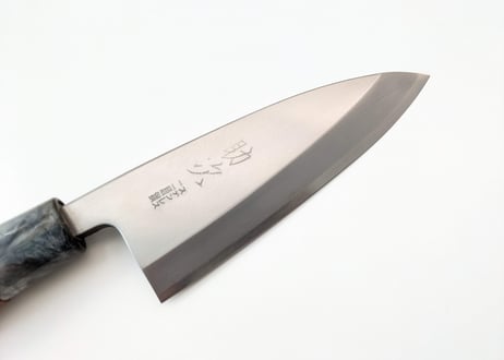 C0900 | ステンレス出刃 | 4.5寸 | ブビンガ柄