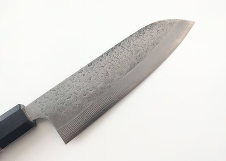 A0266 | VG10積層 | 三徳 | 鎚目 | ウォルナット八角柄(黒口輪)