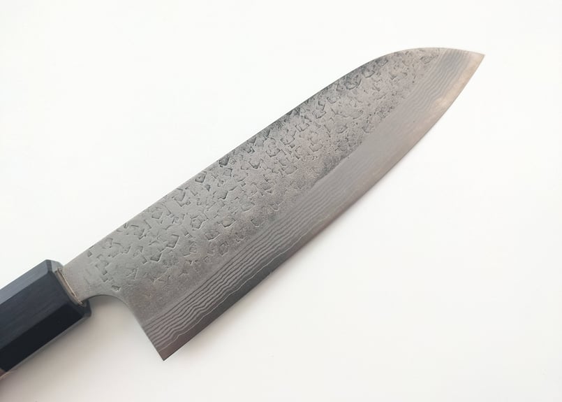 A0266 | VG10積層 | 三徳 | 鎚目 | ウォルナット八角柄(黒口輪 A0266 | VG10積層 | 三徳 | 鎚目 | ウォルナット八角柄(黒口輪