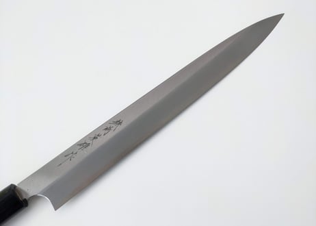 C0706 | 青紙 | 柳刃300 | 紫檀しのぎ柄