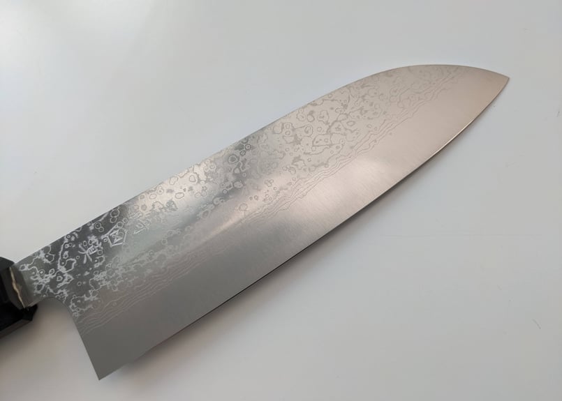 QK0043 | VG10Wニッケル積層 | 三徳 | 黒檀八角柄 | タケフ QK0043 | VG10Wニッケル積層 | 三徳 | 黒檀八角柄 | タケフ
