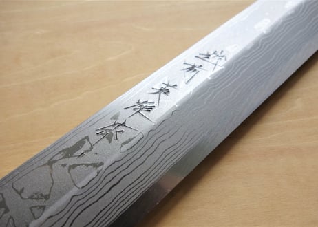 C0915 | 柳刃300 | 白紙積層 | ウレタン塗装柄