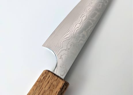 QB0900 | VG10ニッケル積層 | ペティ120 | 磨き | 樫拭き漆柄