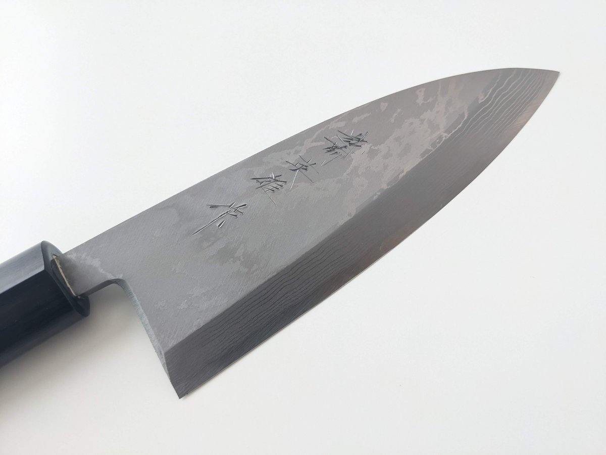 C0510 | 白紙積層 | 出刃5寸 | 紫檀しのぎ柄 | タケフナイフ