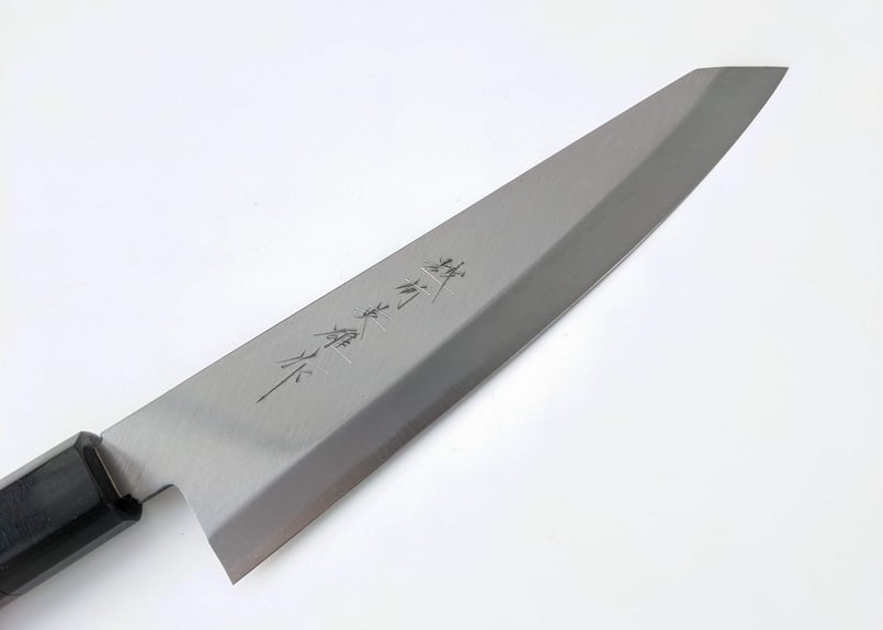 ★青紙スーパー鋼★紫檀柄特注★佑成（スケナリ）柳刃包丁★佑成本社研ぎ★ ☆青紙スーパー鋼☆紫檀柄特注☆佑成（スケナリ）柳刃包丁