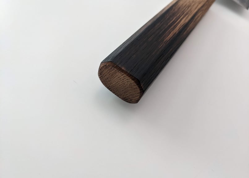 QB0903 | VG10ニッケル積層 | 三徳 | 磨き | 樫拭き漆柄