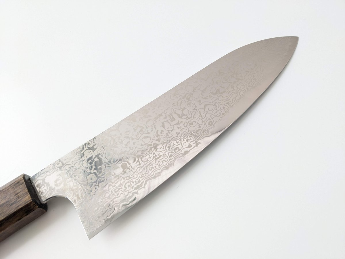 X0006 | ATS34積層 | 三徳180 | 樫拭き漆八角柄 | タケフナイフ