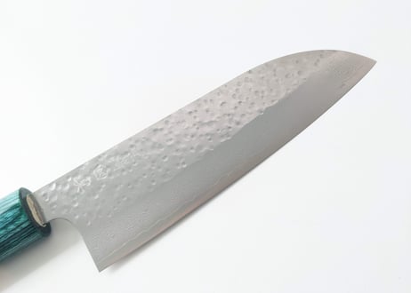 QK0006 | VG7積層 | 小三徳 | 朴木丸柄 (緑)