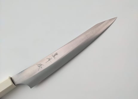 Z0318 | VG-XEOS | 新月光 - GEKKO-  | 筋引240 | 磨き仕上げ | 樹脂+ウォルナット八角柄