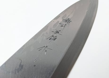 C0511 | 白紙積層 | 出刃5.5寸 | 紫檀しのぎ柄