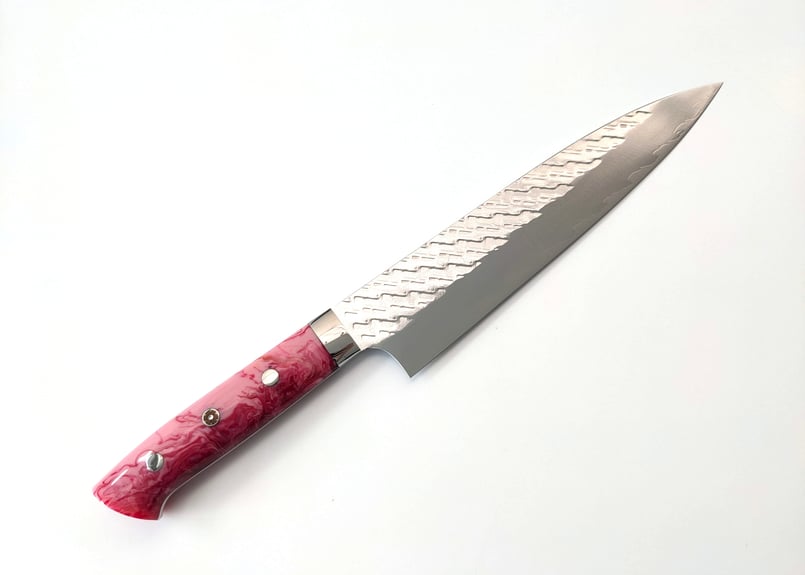龍泉刃物　紅蓮緋龍 SPG Strix 牛刀　210 龍泉刃物 紅蓮緋龍 SPG Strix 牛刀 210 - メルカリ