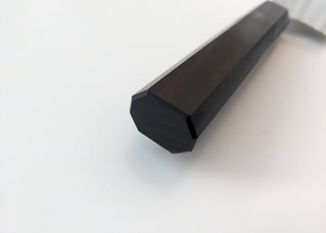 QK0043 | VG10Wニッケル積層 | 三徳 |  黒檀八角柄