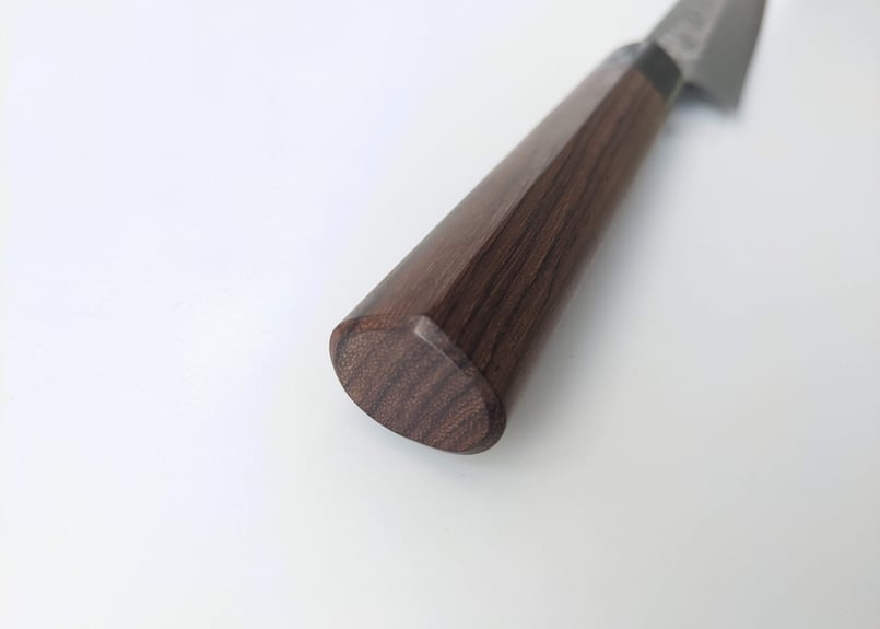 C0076 | 白紙積層 | 柳刃300 | 紫檀しのぎ柄 | タケフナイフビレッジ