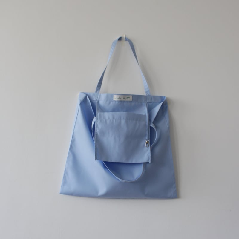 バッグ shima shima papa Stylish Large Tote Bag - Red, Blue & Silver Stripes