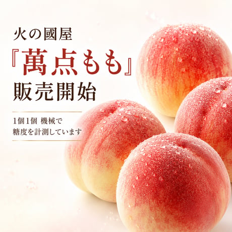 【火の國屋オリジナル もも】山梨の桃（選べる糖度20〜14度）品質保証モモ