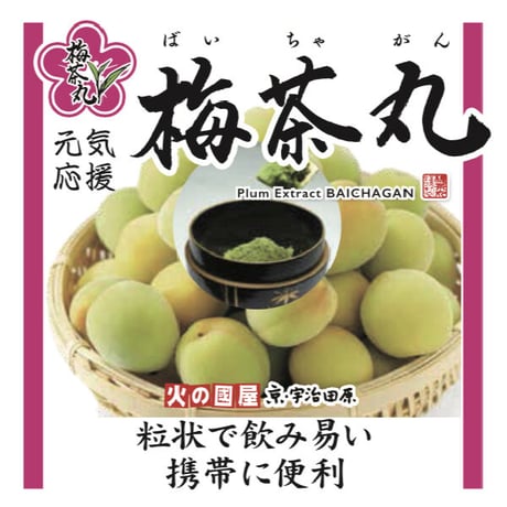 【火の國屋オリジナル】 元気応援！梅茶丸（80ｇ）約400粒